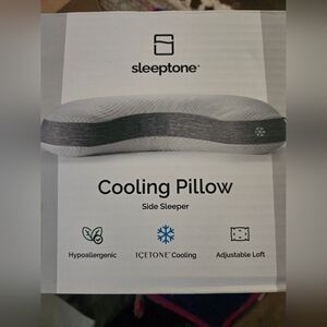Sleeptone Cooling Pillow, King Size, Side Sleeper, Hypoallergenic